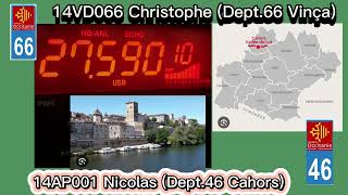 Dept46 Cahors 14VD066 Christophe amp 14AP001 Nicolas [upl. by Lerred]