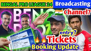 Bengal Pro League 24 Where to watch How to Book Tickets BPL 24 Stadium Entry FREEBook Free Ticket [upl. by Krebs]