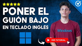 Cómo PONER GUION BAJO en el Teclado Inglés  ​⌨️​ Laptop o PC ​​⌨️​ [upl. by Goulette]