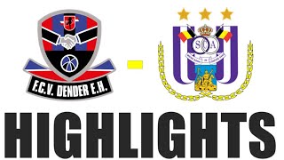 FC Dender vs RSC Anderlecht 11 Highlights  Pro League 202425 [upl. by Sudbury680]