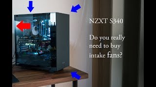 NZXT S340 airflow test [upl. by Lorraine]