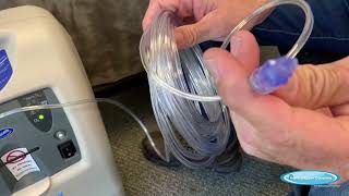 Part 2 Connecting Tubing to Your Invacare Oxygen Concentrator [upl. by Drapehs]