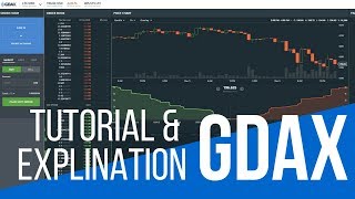 📈Understanding GDAX What do the Numbers and Charts Mean Trading Tutorial  Crypto by WSM [upl. by Fira]