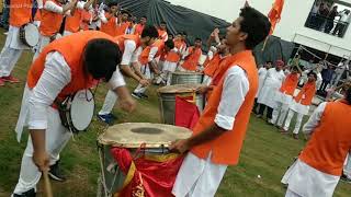 ShivGarjana Dhol Tasha Dhwaj Pathak Nagpur 2018 New shivtaal bhagwarang ganpatibapamorya besttaal [upl. by Ennaitsirk8]