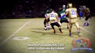 11114 Konawaena vs Hilo Highlights Alumni Football USA [upl. by Shandy]