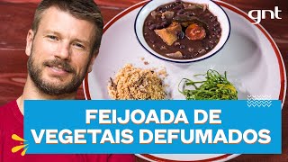 Feijoada vegana com cenoura batata doce alho e cebola defumados  Rodrigo Hilbert  Bem Juntinhos [upl. by Hentrich907]