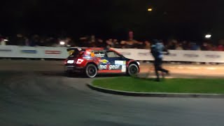 ERC RALLY SILESIA 🇵🇱 RAJD ŚLĄSKA 2024 🏆 OES 8 CHORZÓW STADION ŚLĄSKI 🌃 1 [upl. by Enaujed]