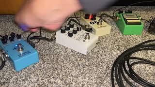 Fulltone Overdrive and Ibanez Tube Screamer into an MXR Chorus Pedal [upl. by Konrad]