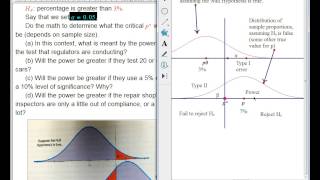 More about hypothesis tests Part 2 Alpha Beta Power [upl. by Aerahs423]