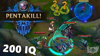 200 IQ PENTAKILL Montage 2022  LoL Penta  League of Legends [upl. by Gonyea]