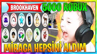 MİRAÇ İÇİN 5000 ROBUX HARCADIM BÜTÜN GAME PASS LERİ ALDIM🏡 NiKO ile Roblox Brookhaven [upl. by Merrile]