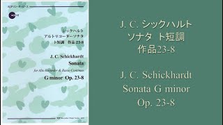 Schickhardt  Alto Recorder Sonata in G minor Op 238 [upl. by Rafe]