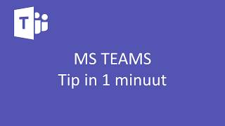 MS Teams Tip Geluid delen [upl. by Rellia]