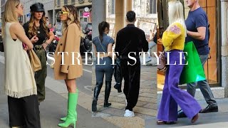 STREET Style from MILAN🇮🇹 Fall Trends🍁 Street Fashion whatarepeoplewearing vogueitalia [upl. by Grew]