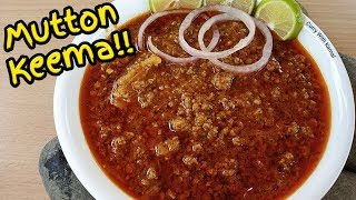 युं बनेगा मटन कीमा तो पेट भर जाएगा नियत नही  Mutton Keema Recipe [upl. by Atinauj]