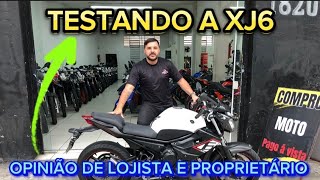 🏍💨TESTANDO A XJ6 OPINIÃO SE VALE A PENA COMPRAR XJ6 AINDA EM 2023 [upl. by Takken922]