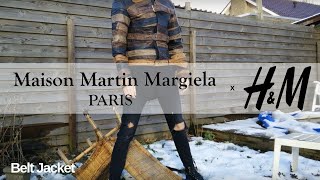 Maison Martin Margiela x HampM Leather Belt Jacket overview  Mens Fashion [upl. by Ayal]