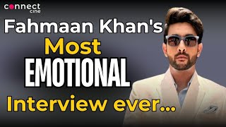 WAH Fahmaan Khan on Faraaz Khan Movie Actor Love and  Faridoon Shahryar  Connect Cine [upl. by Tnilc270]