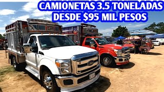 CAMIONETAS 35 TONELADAS DESDE 95 MIL PESOS MX FORD F350 SUPER DUTY CAMION JAC 25 TN CHEVROLET [upl. by Inglis]