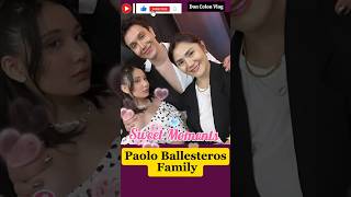 Paolo Ballesteros and Family sweet Moments shortsviral trending pinoyshowbiz pinoycelebityupdate [upl. by Tertius]