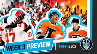 FHFH  Week 3 Fantasy Hockey Matchup Preview [upl. by Yelekalb]