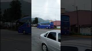 Estrella del Norte  Irizar i8 VOLVO B13R 1 pasando Xicotepec de Juárez Puebla algo nada común [upl. by Nailimixam]