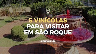 5 VINÍCOLAS para visitar em SÃO ROQUE no ROTEIRO do VINHO [upl. by Ailecec]