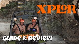 Xplor Park Adventure Park in Playa Del Carmen Guide amp Review [upl. by Amiel]