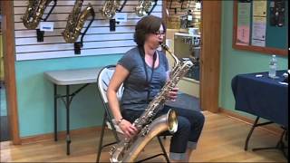 Kathy Mitchell Martin Baritone Sax [upl. by Naujaj]