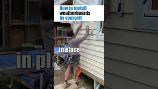 How to Install Weatherboards [upl. by Airretnahs]