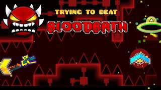 Bloodbath by Riot 52 2492 Extreme Demon  Geometry Dash Stream 1 [upl. by Htebharas922]