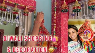 દિવાળી ની શોપિંગ 🤩🛍️  Mini vlog [upl. by Karli]