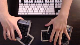 ErgoDox Opensource Split Fully Programmable Ergonomic Mechanical Keyboard Review [upl. by Nivan]