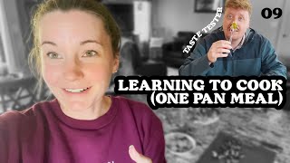 Learning To Cook Series  ONE PAN MEAL  cooking vlog  EASY RECIPE  09 [upl. by Fleck]