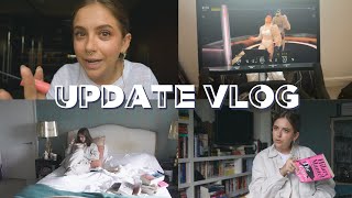 BIG UPDATE VLOG GRWM  EXERCISING AGAIN  BOOK HAUL [upl. by Virg]