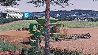 Farming Simulator 22  Estância Agrícola Edition  Timelapse  Colhendo canola com JD s770 [upl. by Oglesby]