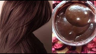 HAZ ESTE TINTE CASERO MARAVILLOSO tonos CASTAÑO CHOCOLATE con brillo y sin canas🧏‍♀️💜 [upl. by Karrah]