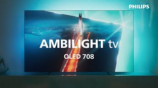 Ambilight TV OLED 708  Philips [upl. by Olva]