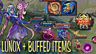 LUNOX IS GETTING STRONGER NOW  HOW TO PLAY LUNOX  HOW TO USE LUNOX  LUNOX EPIC SKIN  MLBB LUNOX [upl. by Raquel142]