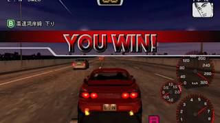 Wangan Midnight PS2 AC Scenario mode no continues [upl. by Zelle328]