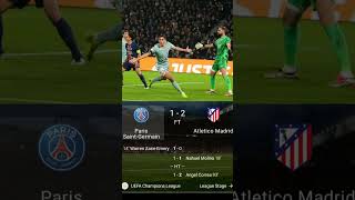 PSG vs Atletico Madrid 071124 uefachampionsleague shorts [upl. by Wahl]