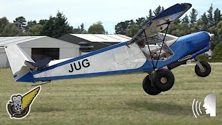 Zenith CH 701 microlight  STOL Takeoffs and Landings [upl. by Slocum]