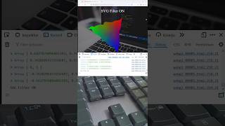 CSS SVG Filter blend with WebGL jmc23id [upl. by Llenyl845]