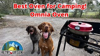 Best Camping Oven for Cooking and Baking  Omnia Oven Review [upl. by Massimo]