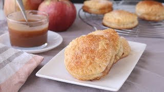 PASTELES de HOJALDRE rellenos de CARAMELO SALADO ¡¡Increíblemente deliciosos 😋 [upl. by Truda]