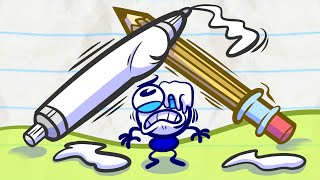 Typo Writer  Pencilmation Cartoons [upl. by Braun]