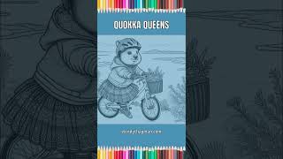 Quokka Queens Bejewelled Quokka Colouring Book Wendy Chapman [upl. by Apfel]