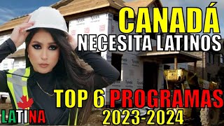 🚨Las 6 FORMAS INFALIBLES de MIGRAR A CANADÁ 2023 Y 2024🍁Hasta en 14 días y GRATIS [upl. by Barrada]