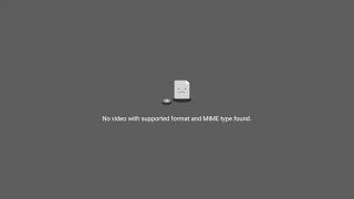 No video with supported format and MIME type found [upl. by Llednohs]