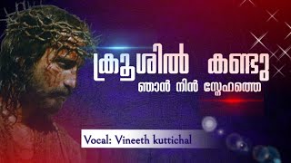 krushil kandu njan nin snehathe  vineeth kuttichal malayalam christian song [upl. by Gerhardine]